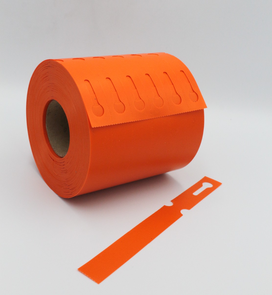 Etykiety ogrodnicze/sadownicze pętlowe POMARAŃCZOWE 250x17mm(17x250) 1000szt - obrazek 15