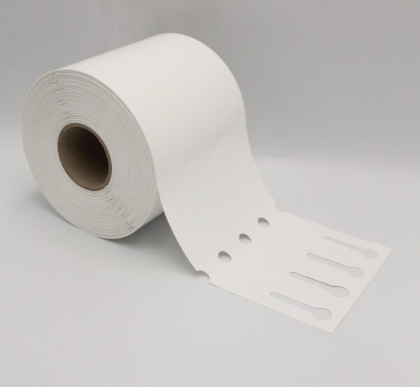 Etykiety ogrodnicze pętlowe Białe 250x25mm - 500 sztuk do identyfikacji roślin - obrazek 2