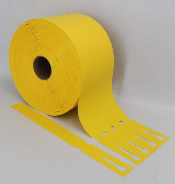 Etykiety ogrodnicze/sadownicze pętlowe ZÓŁTE 250x25mm(25x250) 3750szt - obrazek 5