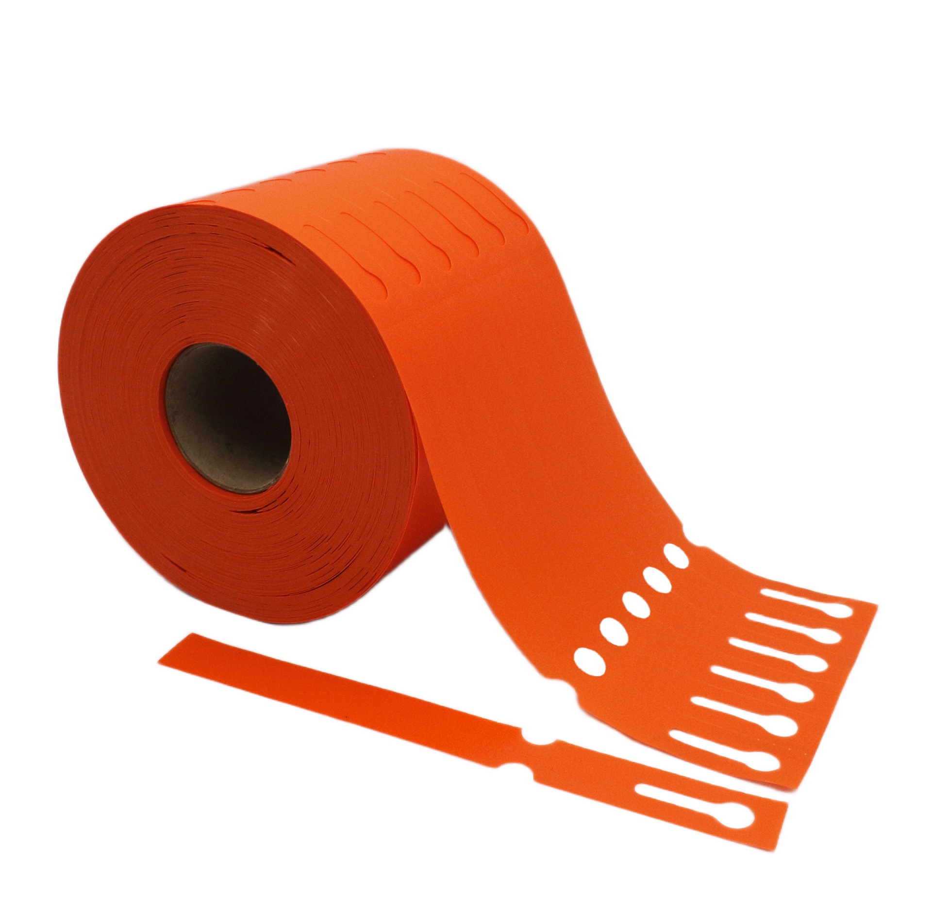 Etykiety ogrodnicze/sadownicze pętlowe POMARAŃCZOWE 250x17mm(17x250) 2000szt