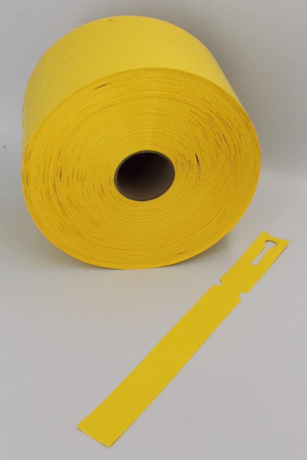 Etykiety ogrodnicze/sadownicze pętlowe ZÓŁTE 250x25mm(25x250) 3750szt - obrazek 8