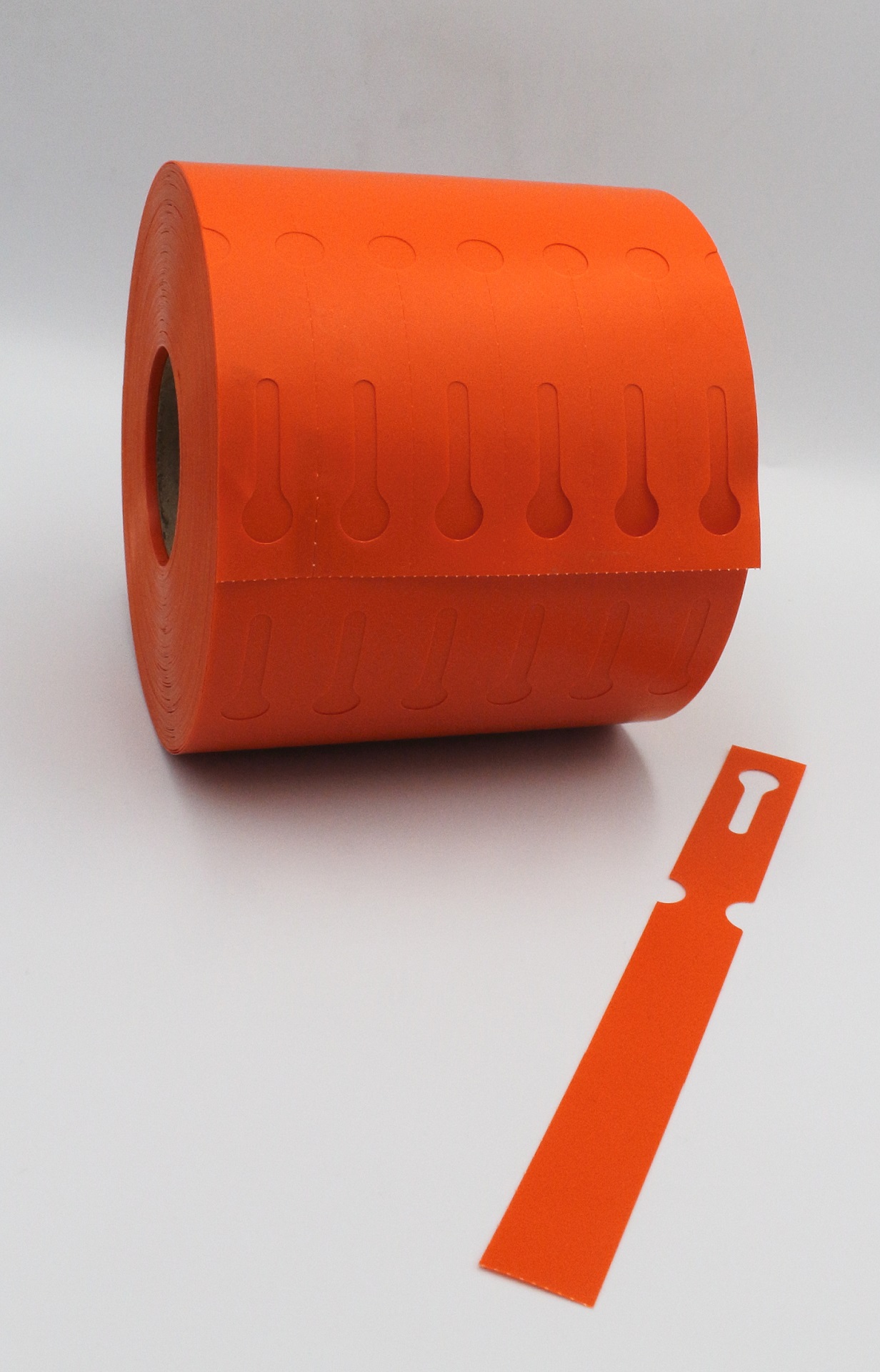 Etykiety ogrodnicze/sadownicze pętlowe POMARAŃCZOWE 250x17mm(17x250) 2000szt - obrazek 9