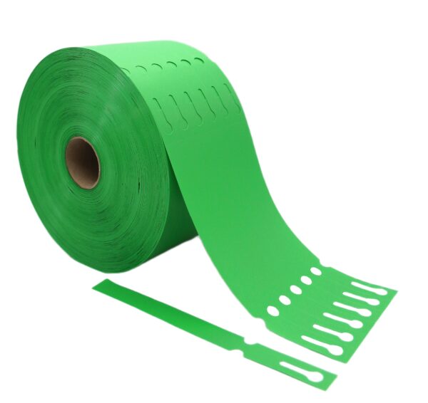 Etykiety ogrodnicze/sadownicze pętlowe ZIELONE 200x17mm (17x200) 5000szt