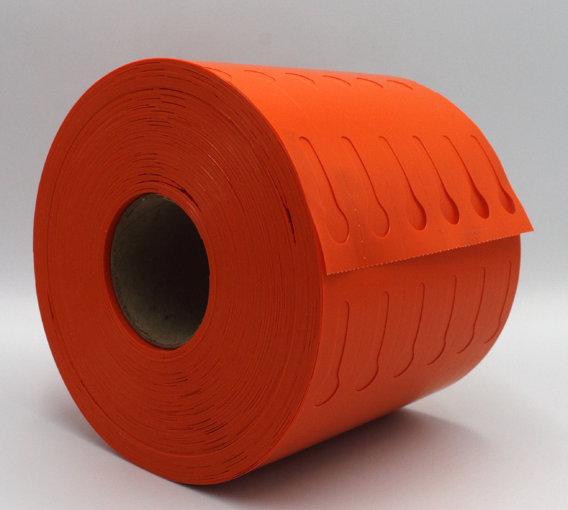 Etykiety ogrodnicze/sadownicze pętlowe POMARAŃCZOWE 200x17mm(17x200) 2000szt - obrazek 2