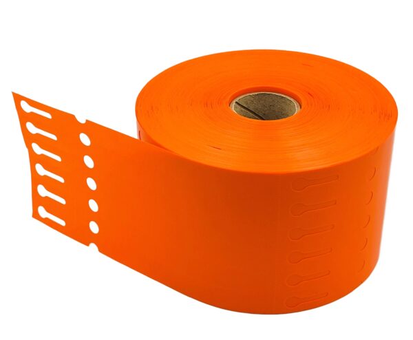 Etykiety ogrodnicze/sadownicze pętlowe POMARAŃCZOWE 250x17mm(17x250) 5000szt - obrazek 7