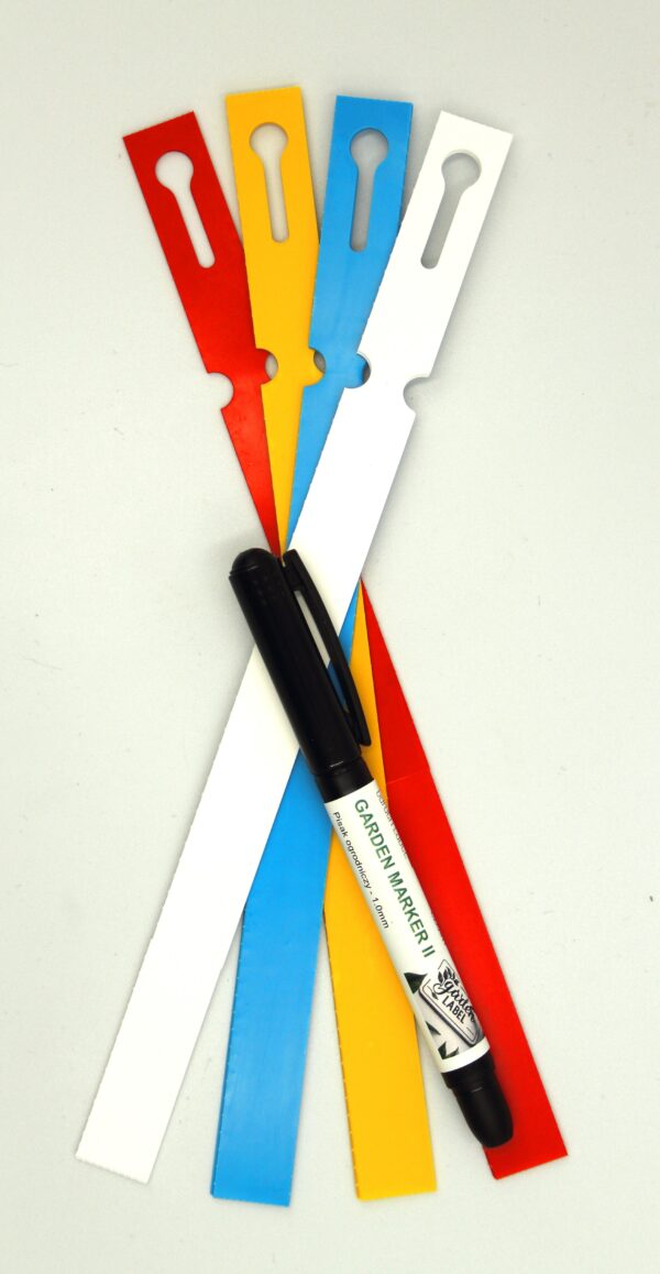 MARKER II+Etykiety 4 KOL. pętlowe do opisu roślin 250x17mm(17x250) 400szt - obrazek 12